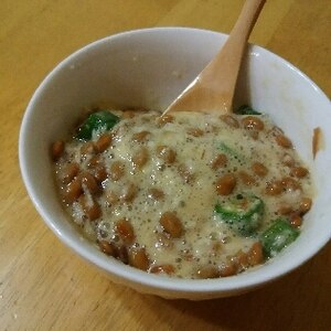 風邪で喉が痛い時に♪とろネバ丼